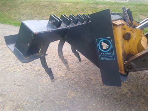 skid steer rock ripper|himac ripper scarifier for skidsteer.